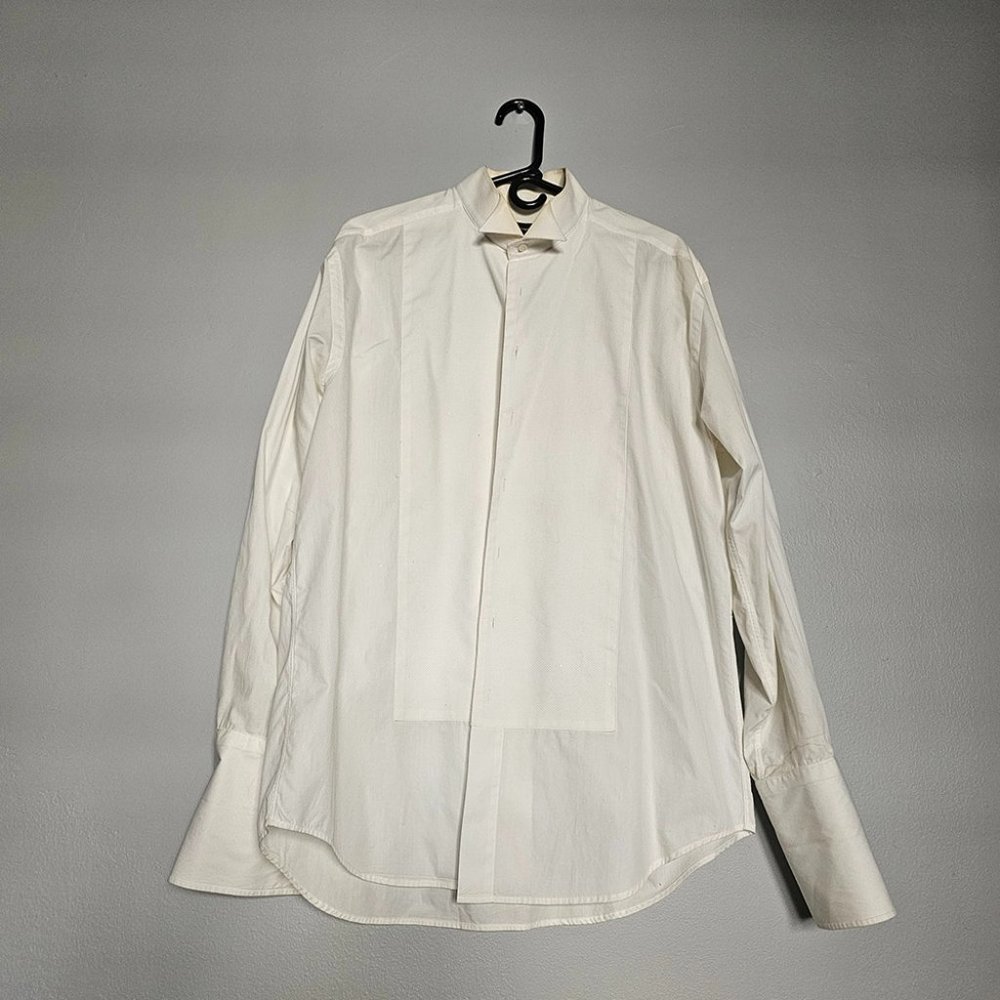 Vintage Hart Schaffer Marx White Dress Shirt